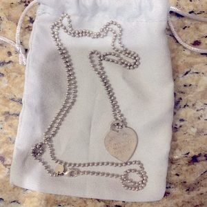 Return to tiffany heart tag necklace